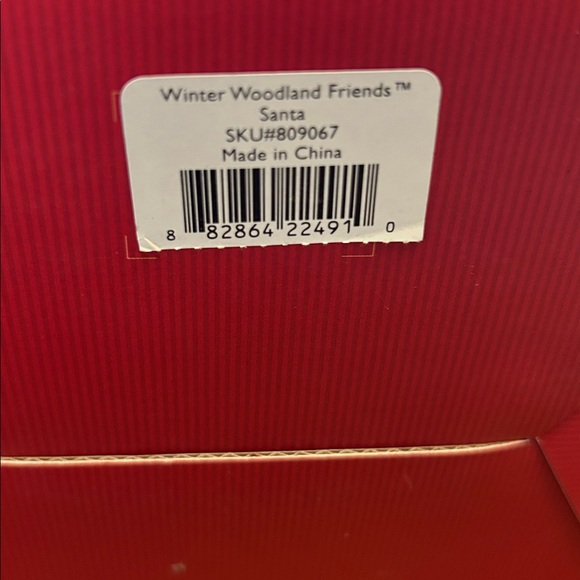 Lenox Winter Woodland Santa with Red Cardinal - Picture 7 of 7